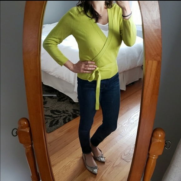 Ann Taylor wrap sweater - Picture 2 of 6